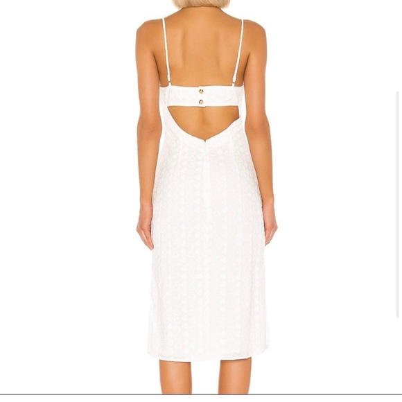 LPA Cotton Janina Dress in White Size S from REVOLVE - Picture 3 of 9